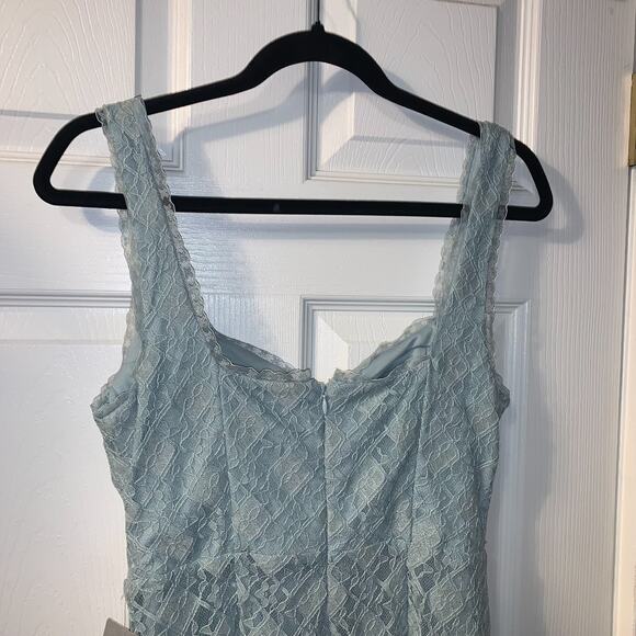 ASTR The Label Women's Corset Lace Sheath Dress Size M Blue NEW Going Out Party - Picture 8 of 12